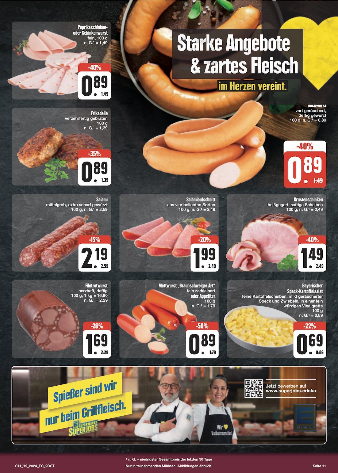 Edeka Prospekt ab Montag - Sachsen Seite 11