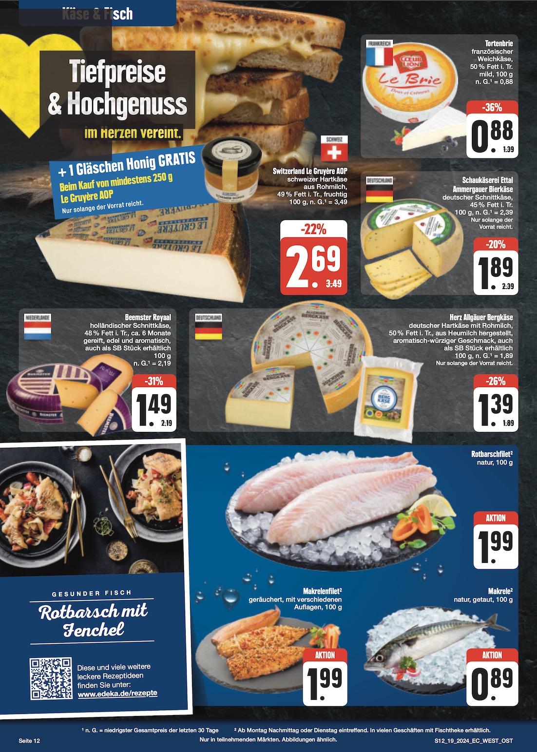 Edeka Prospekt ab Montag - Sachsen Seite 12