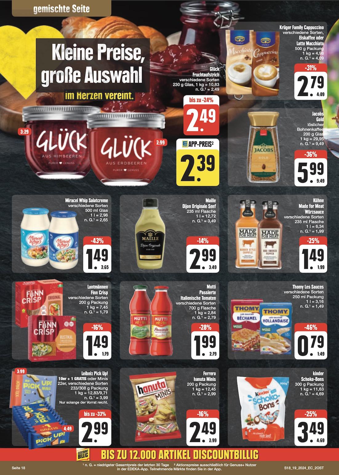 Edeka Prospekt ab Montag - Sachsen Seite 18