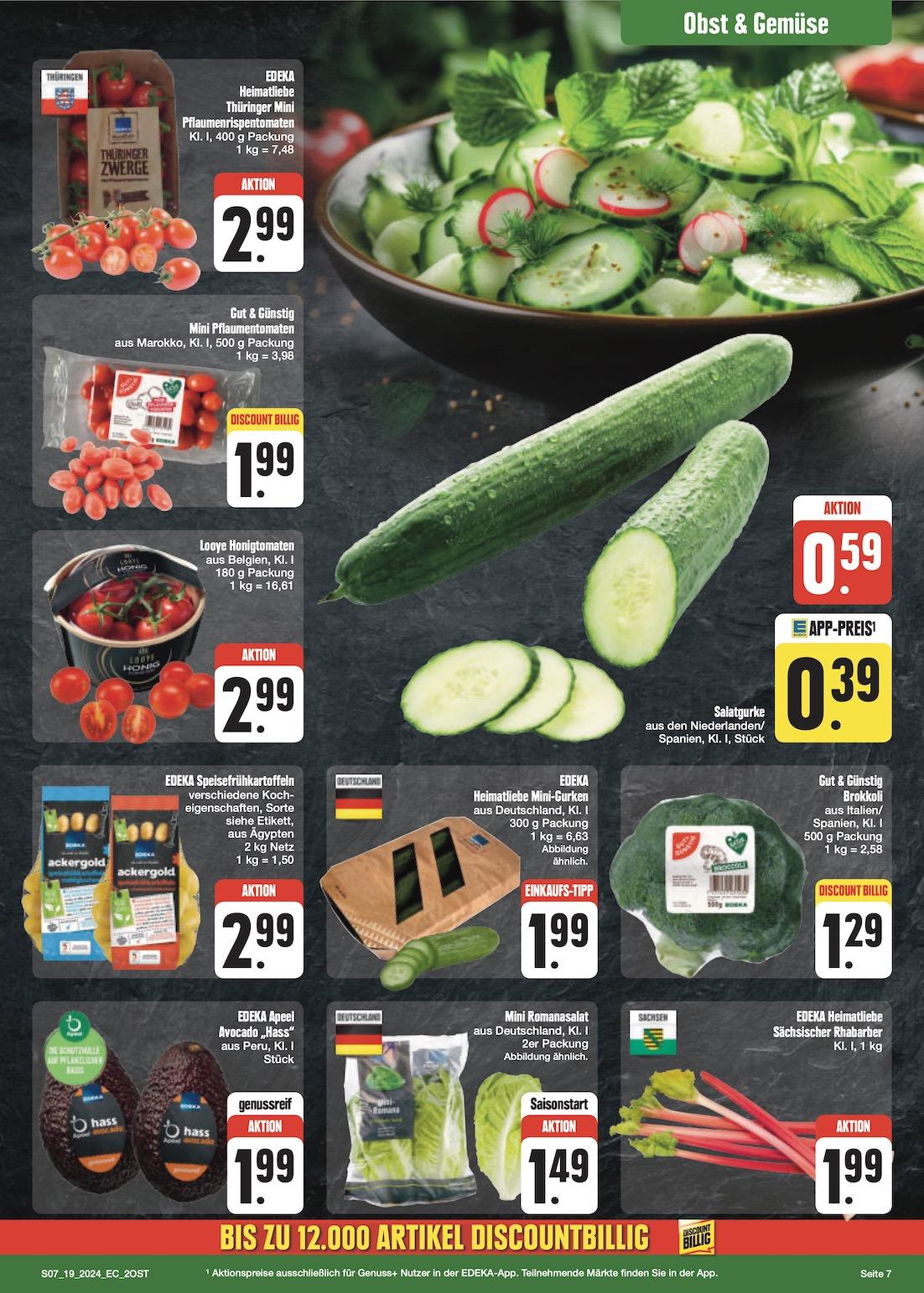 Edeka Prospekt ab Montag - Sachsen Seite 7