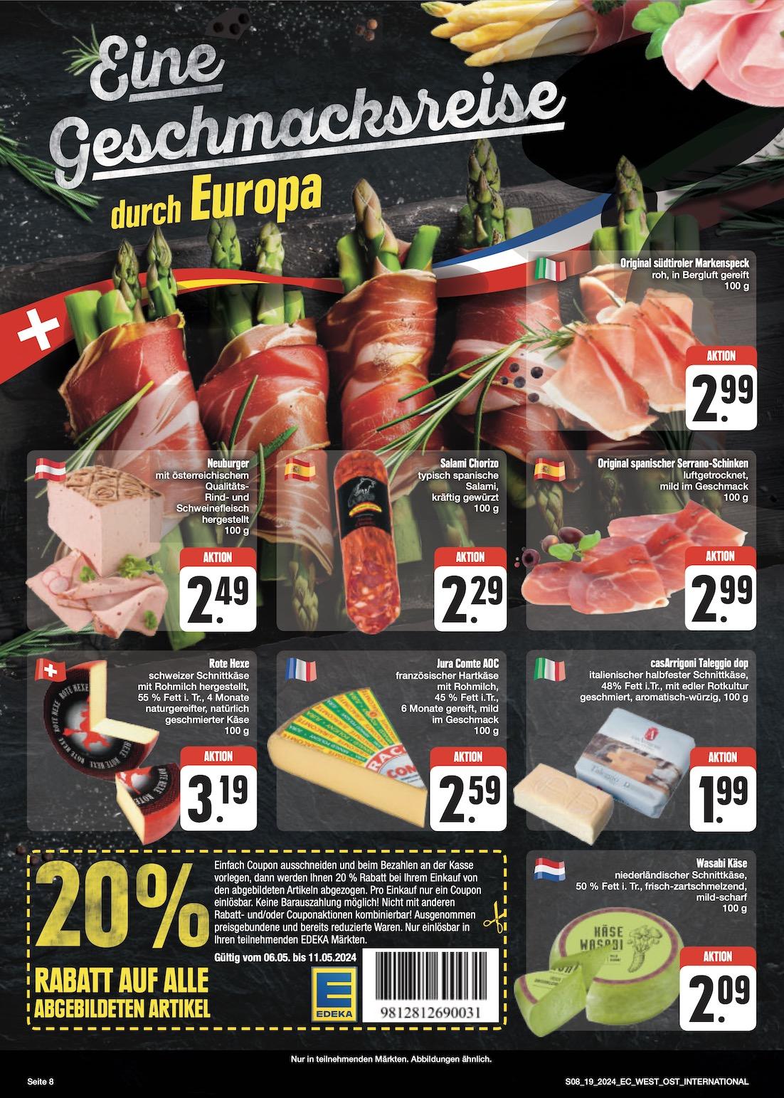 Edeka Prospekt ab Montag - Sachsen Seite 8