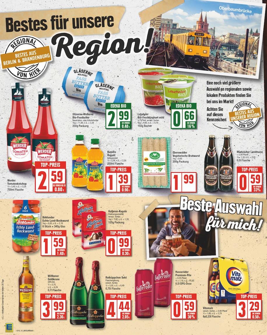 Edeka Prospekt ab Montag - Berlin Seite 12