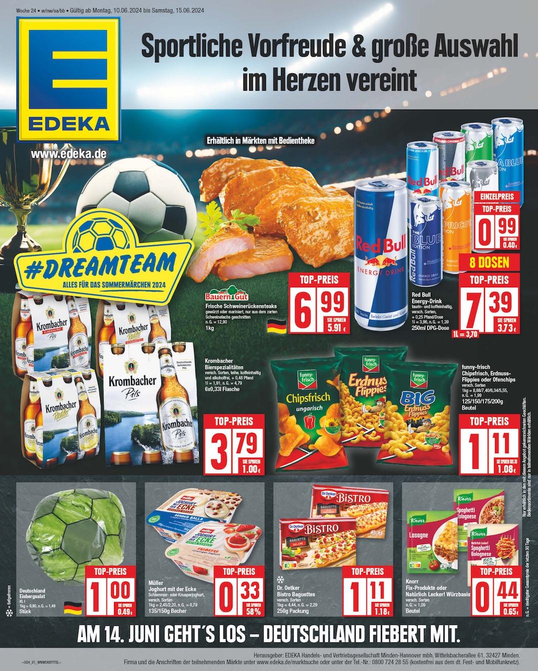Edeka Prospekt ab Montag - Niedersachsen Seite 1