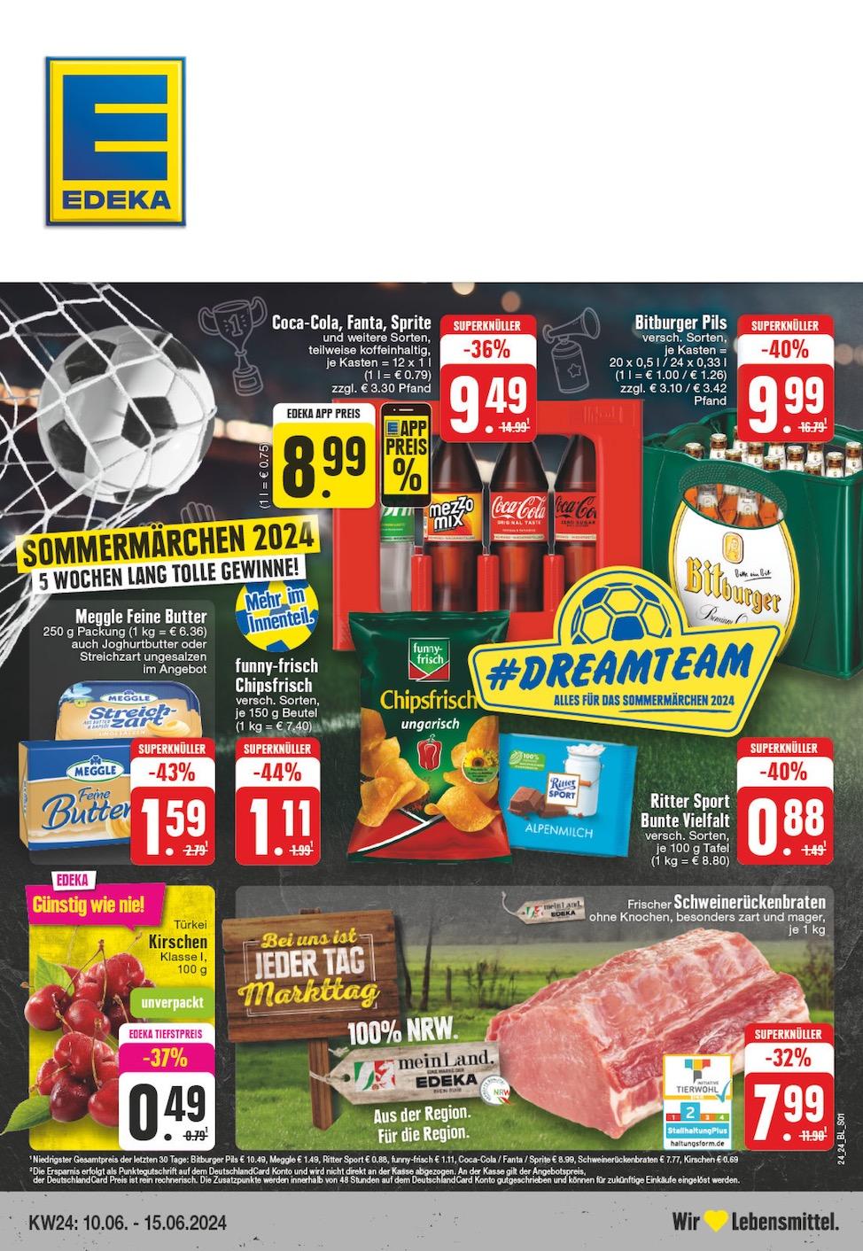Edeka Prospekt ab Montag - Nordrhein - Westfalen Seite 1