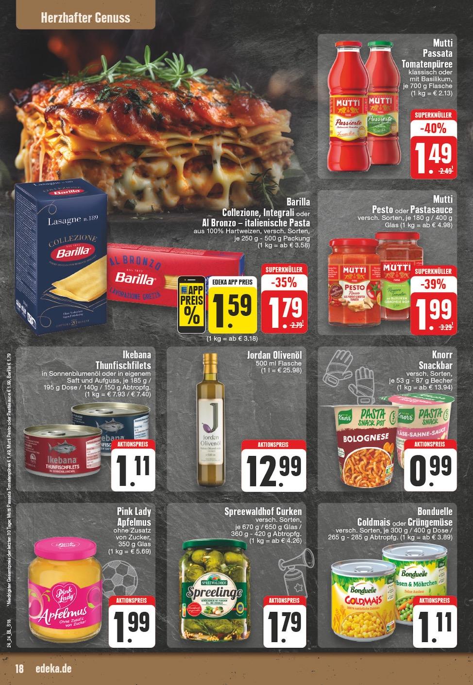 Edeka Prospekt ab Montag - Nordrhein - Westfalen Seite 18