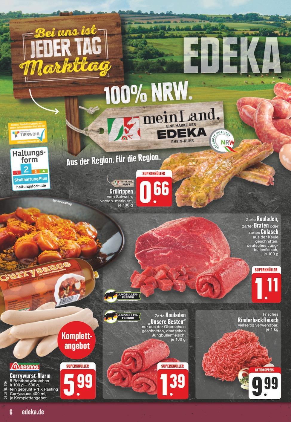 Edeka Prospekt ab Montag - Nordrhein - Westfalen Seite 6