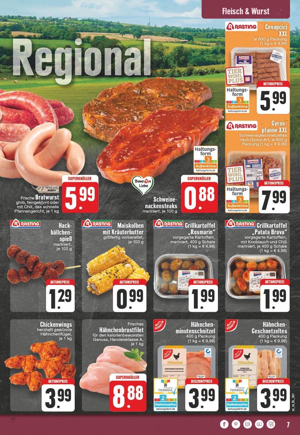 Edeka Prospekt ab Montag - Nordrhein - Westfalen Seite 7