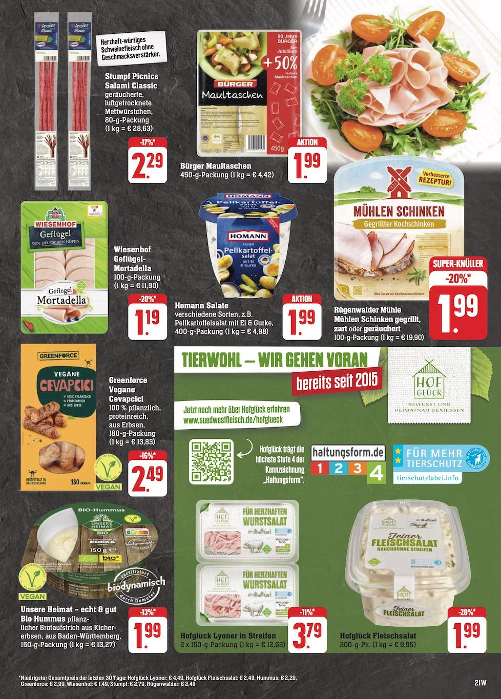 Edeka Prospekt ab Montag - Hessen Seite 21
