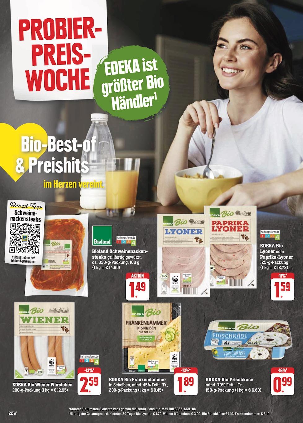 Edeka Prospekt ab Montag - Hessen Seite 22