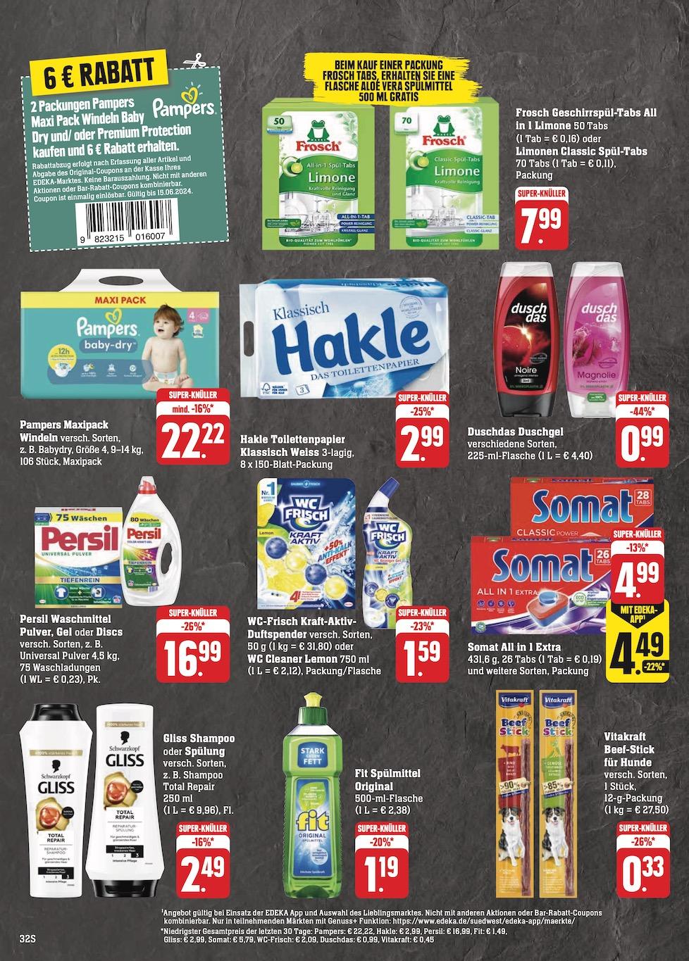 Edeka Prospekt ab Montag - Hessen Seite 32