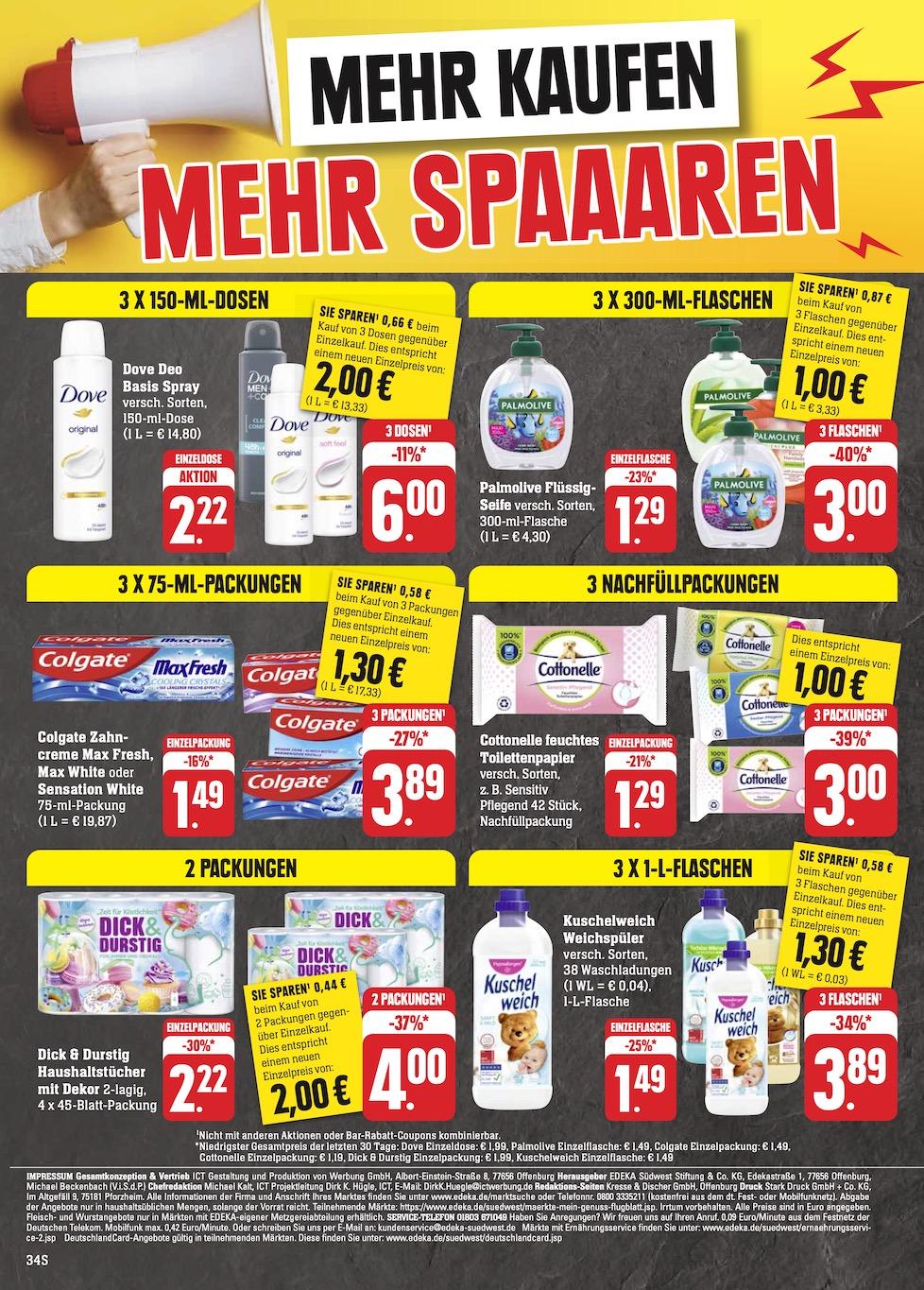 Edeka Prospekt ab Montag - Hessen Seite 34
