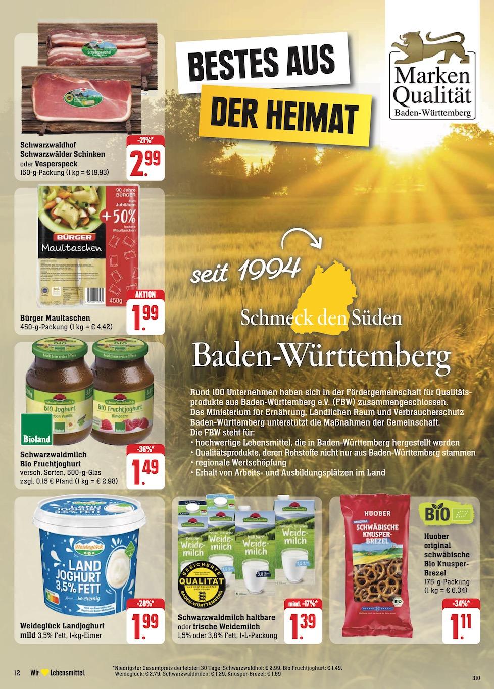 Edeka Prospekt ab Montag - Baden - Württemberg Seite 18