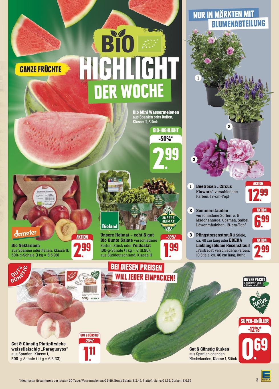 Edeka Prospekt ab Montag - Baden - Württemberg Seite 3