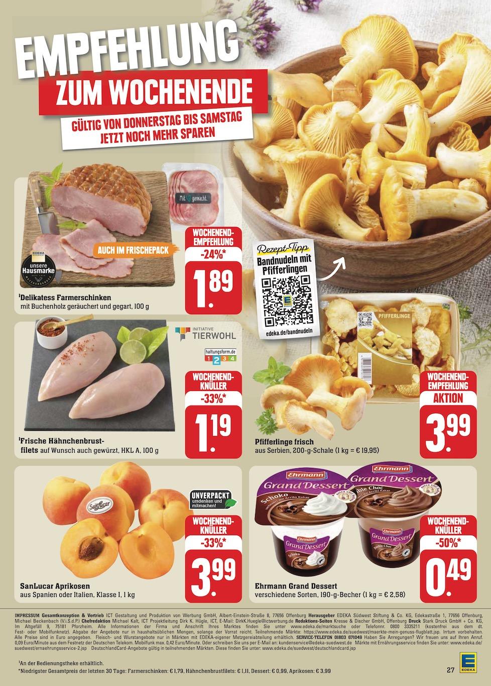 Edeka Prospekt ab Montag - Baden - Württemberg Seite 37