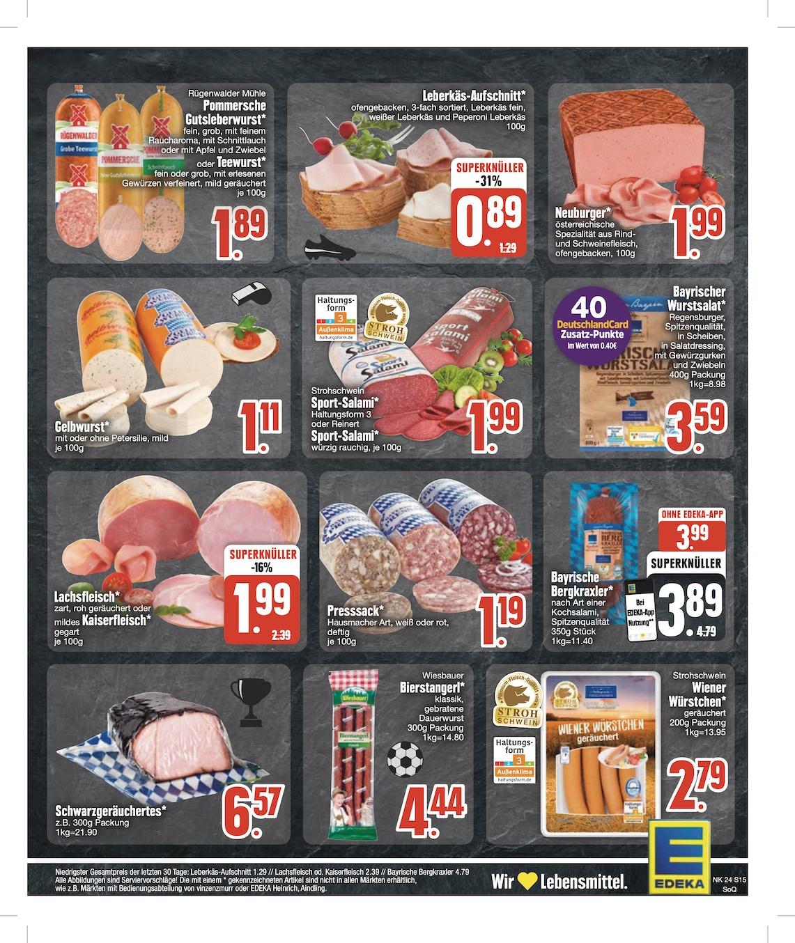 Edeka Prospekt ab Montag - Bayern Süd Seite 17