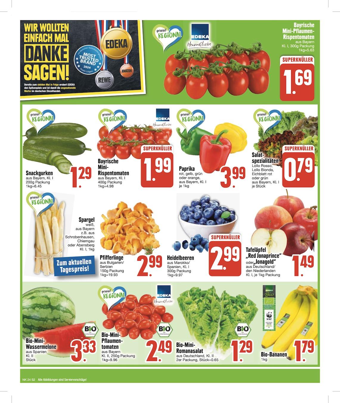 Edeka Prospekt ab Montag - Bayern Süd Seite 4