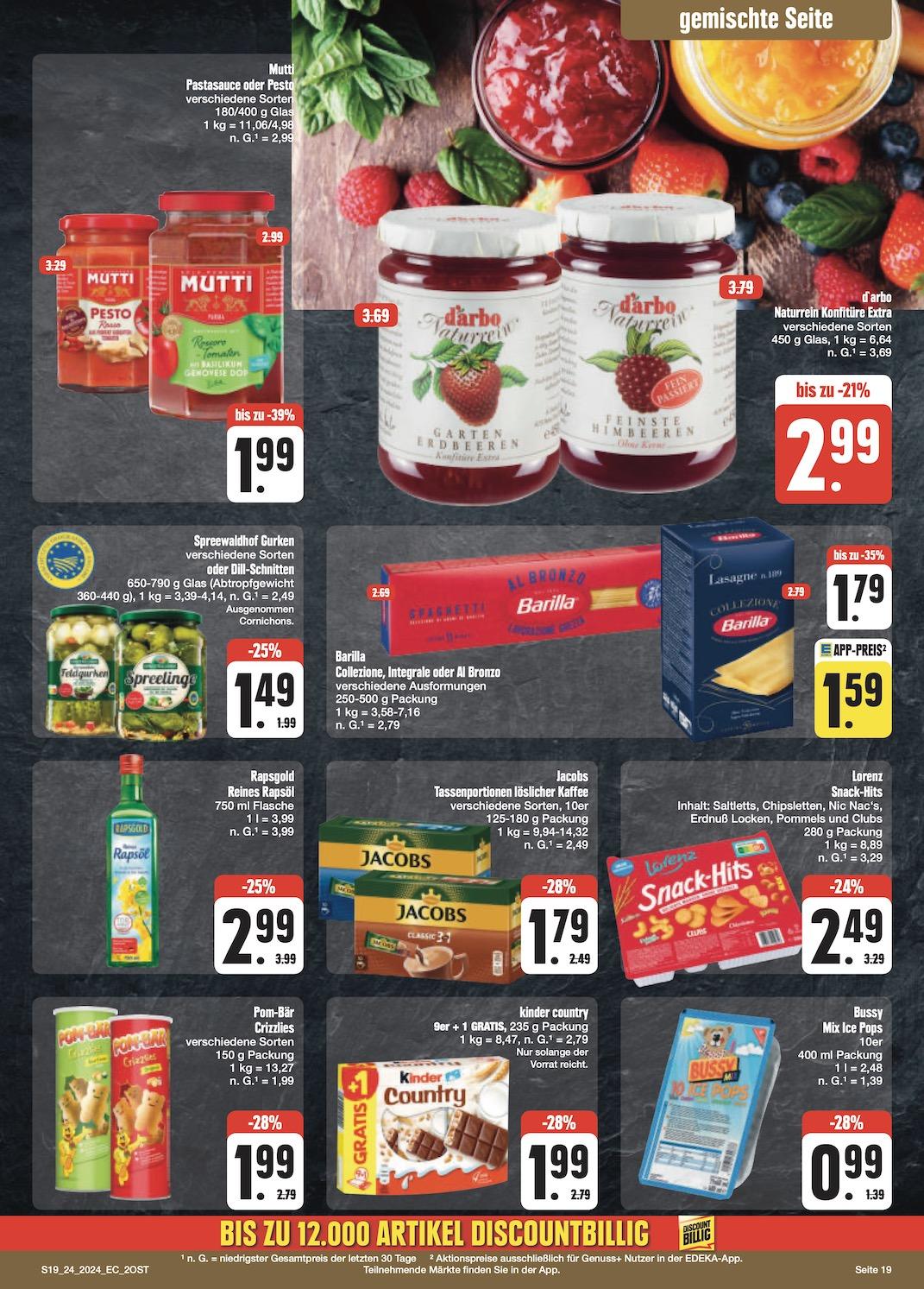 Edeka Prospekt ab Montag - Sachsen Seite 21