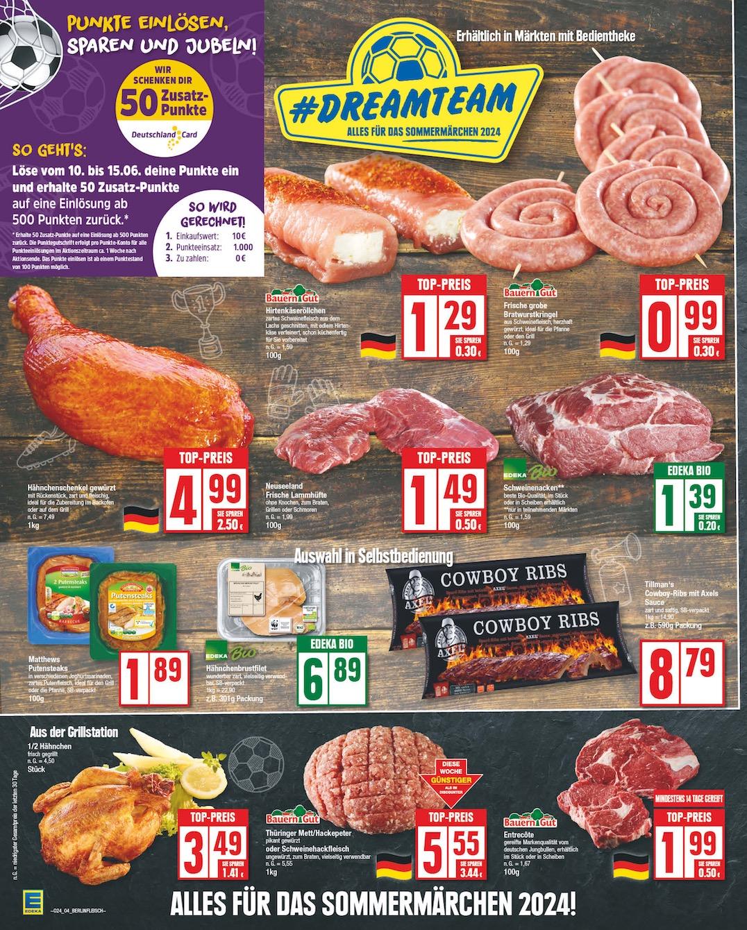 Edeka Prospekt ab Montag - Berlin Seite 4