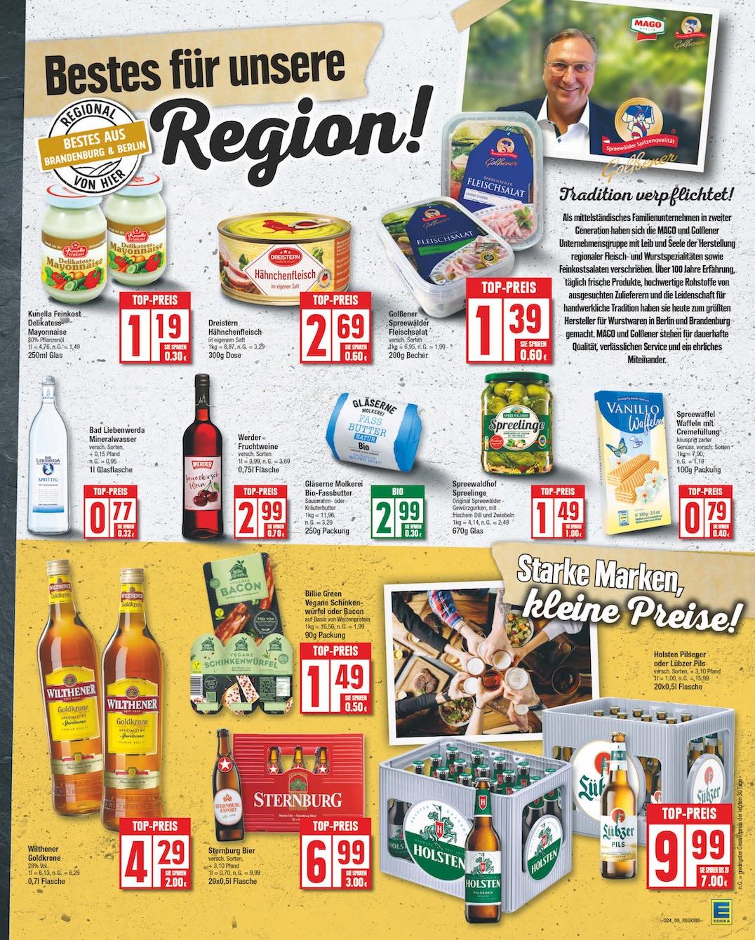 Edeka Prospekt ab Montag - Brandenburg Seite 9