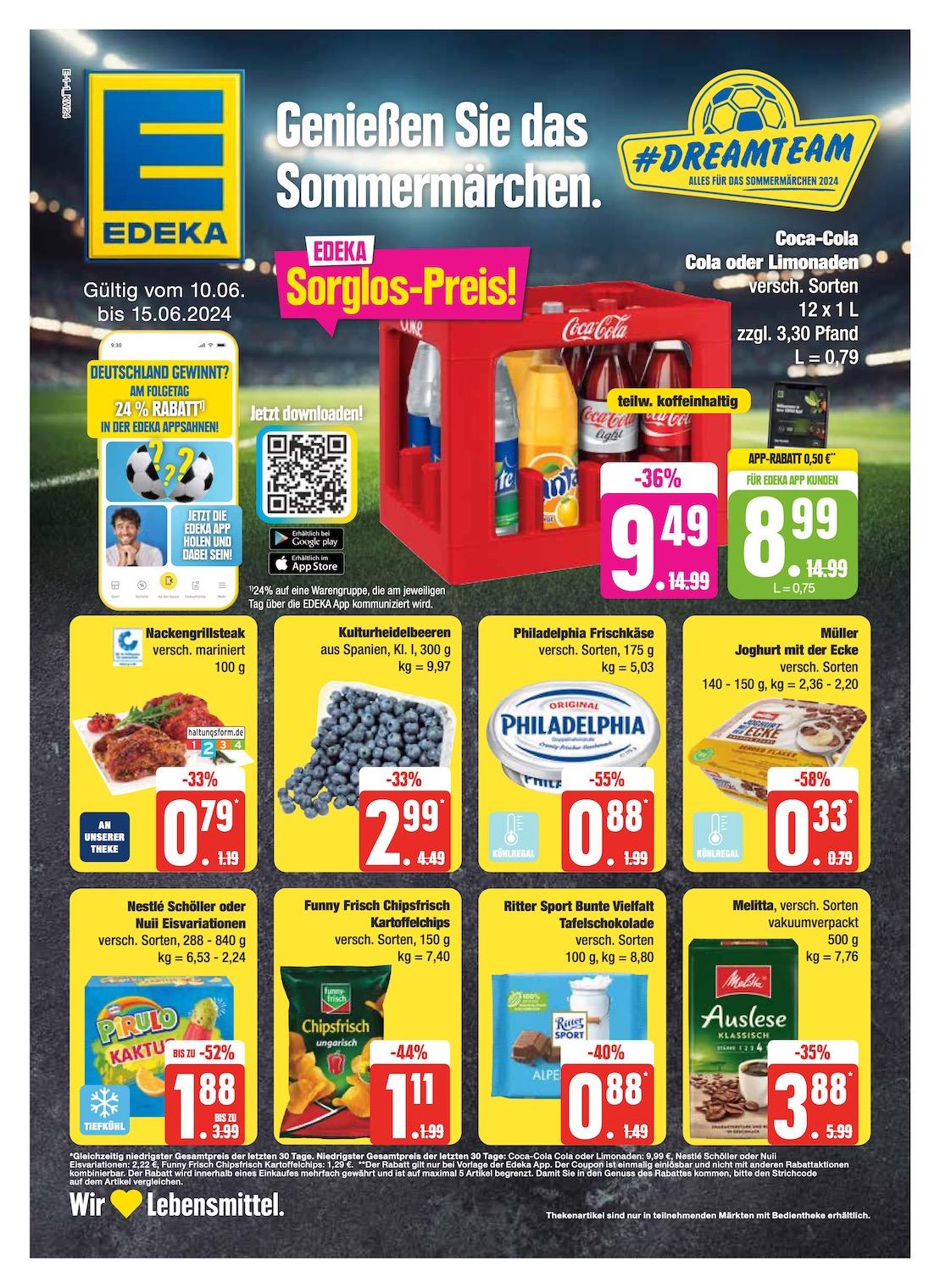 Edeka Prospekt ab Montag - Schleswig - Holstein Seite 1