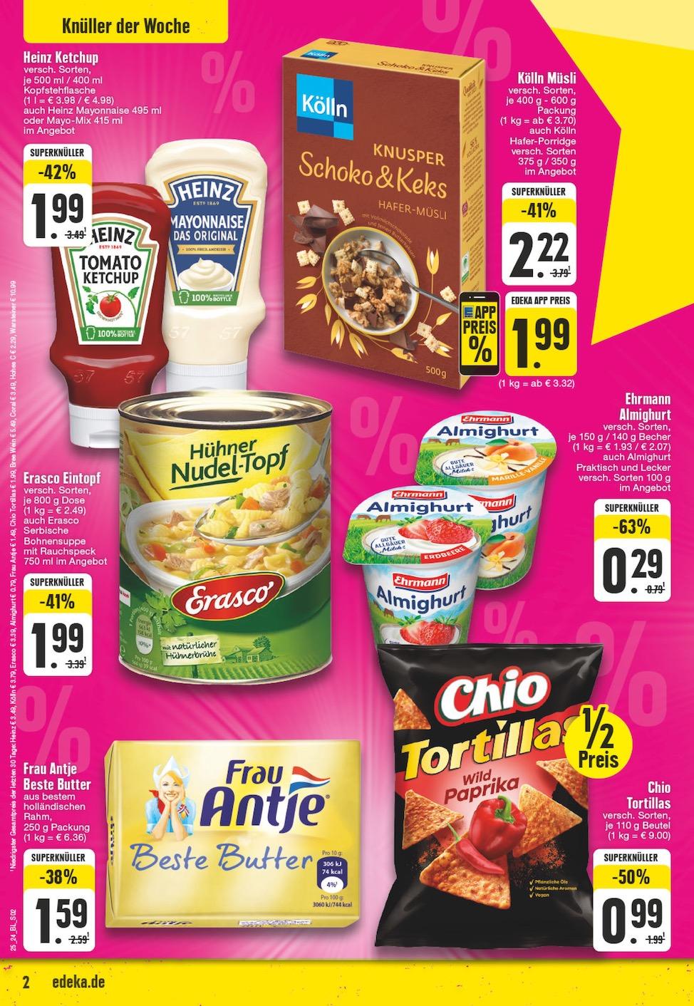 Edeka Prospekt ab Montag - Nordrhein - Westfalen Seite 2