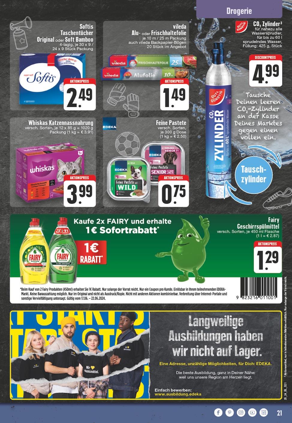 Edeka Prospekt ab Montag - Nordrhein - Westfalen Seite 21