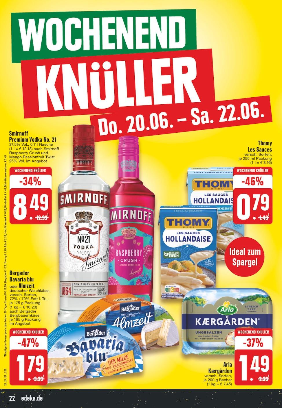 Edeka Prospekt ab Montag - Nordrhein - Westfalen Seite 22