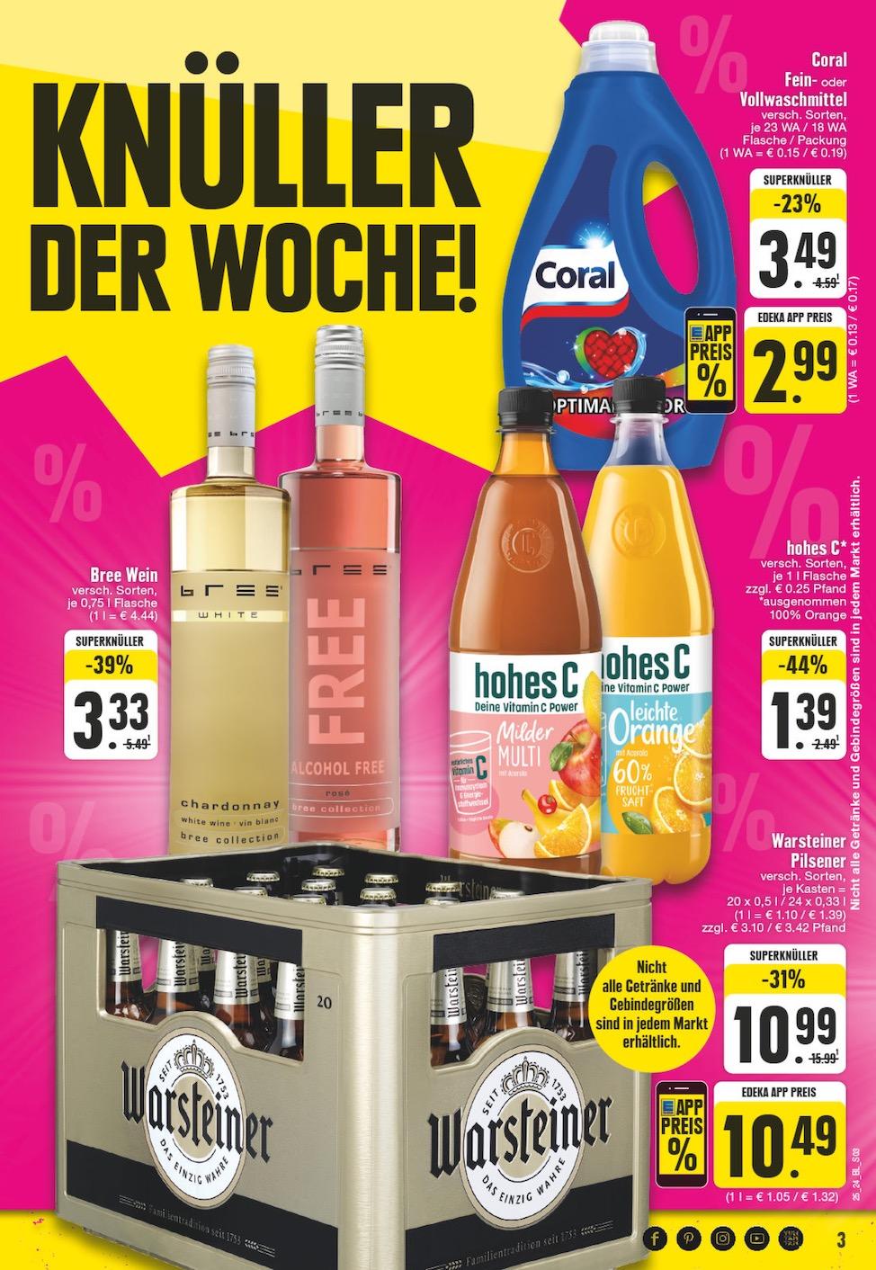 Edeka Prospekt ab Montag - Nordrhein - Westfalen Seite 3