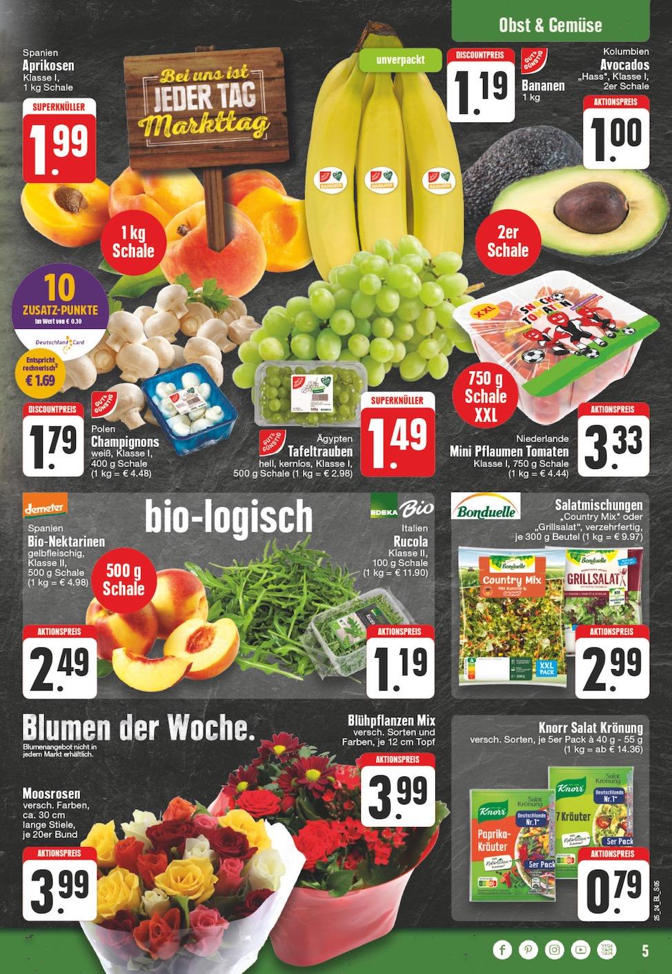 Edeka Prospekt ab Montag - Nordrhein - Westfalen Seite 5