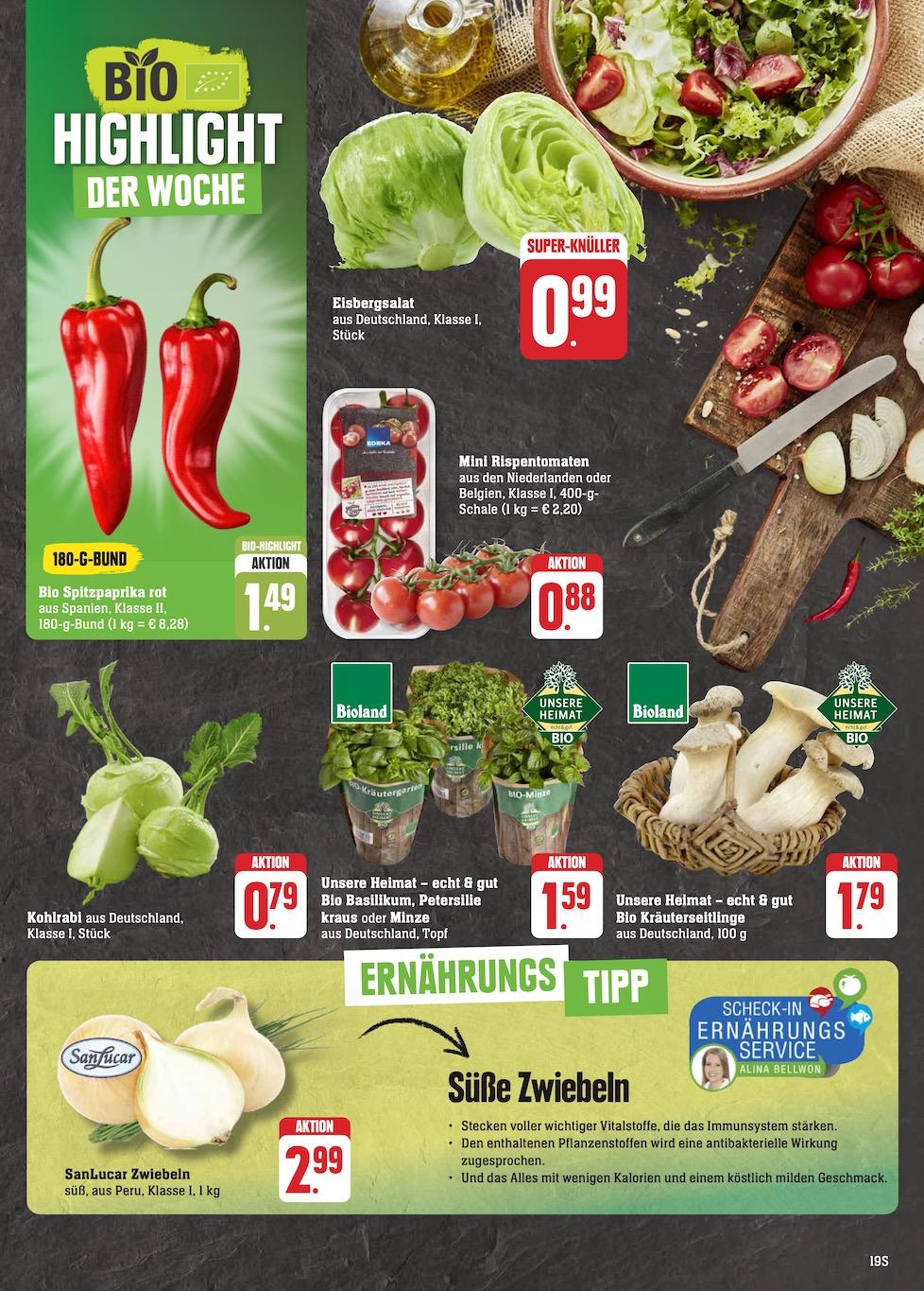 Edeka Prospekt ab Montag - Hessen Seite 19