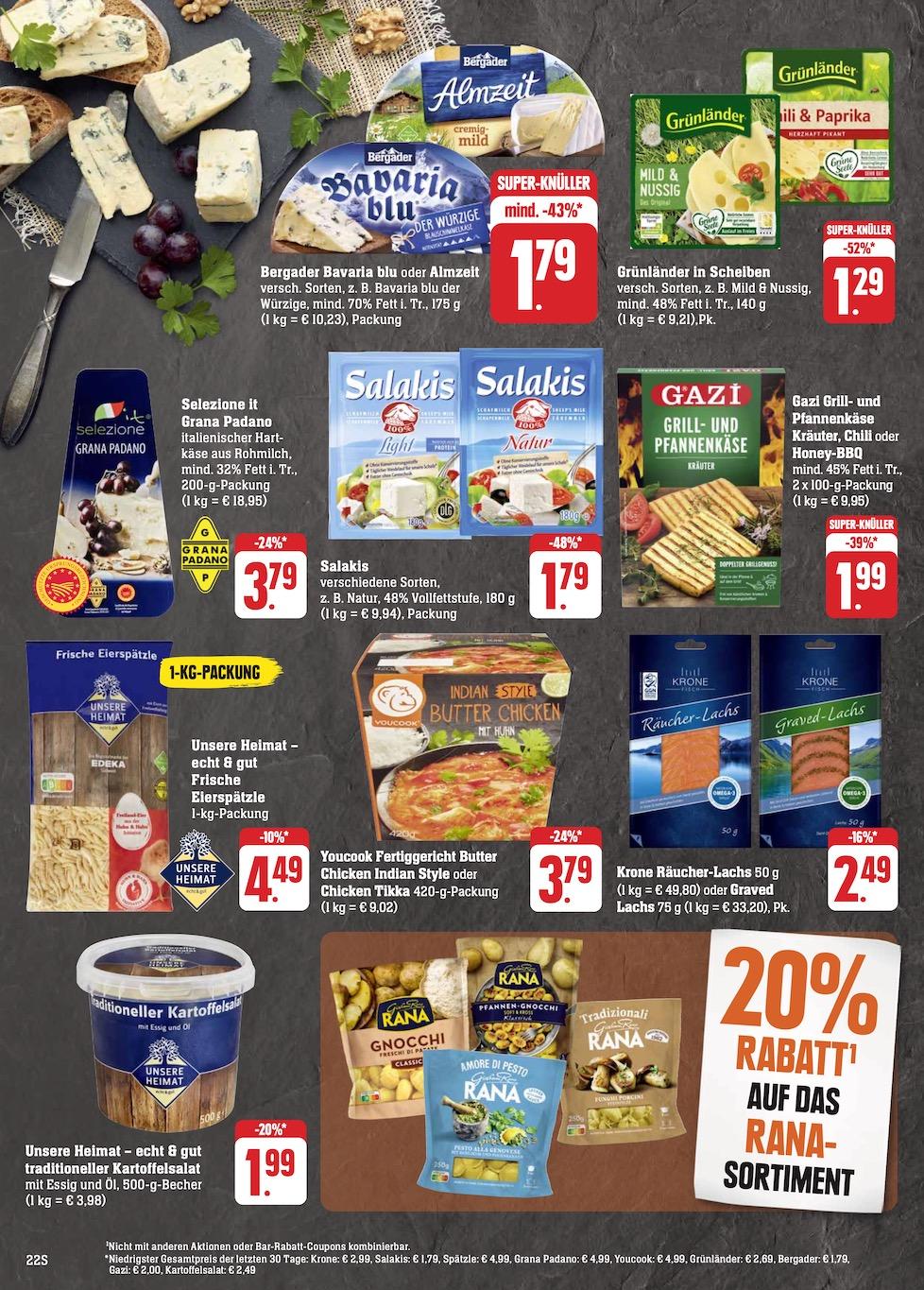 Edeka Prospekt ab Montag - Hessen Seite 22