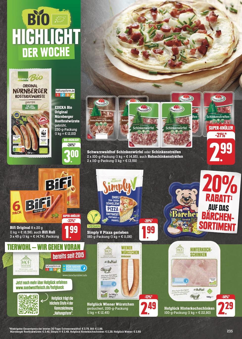 Edeka Prospekt ab Montag - Hessen Seite 23
