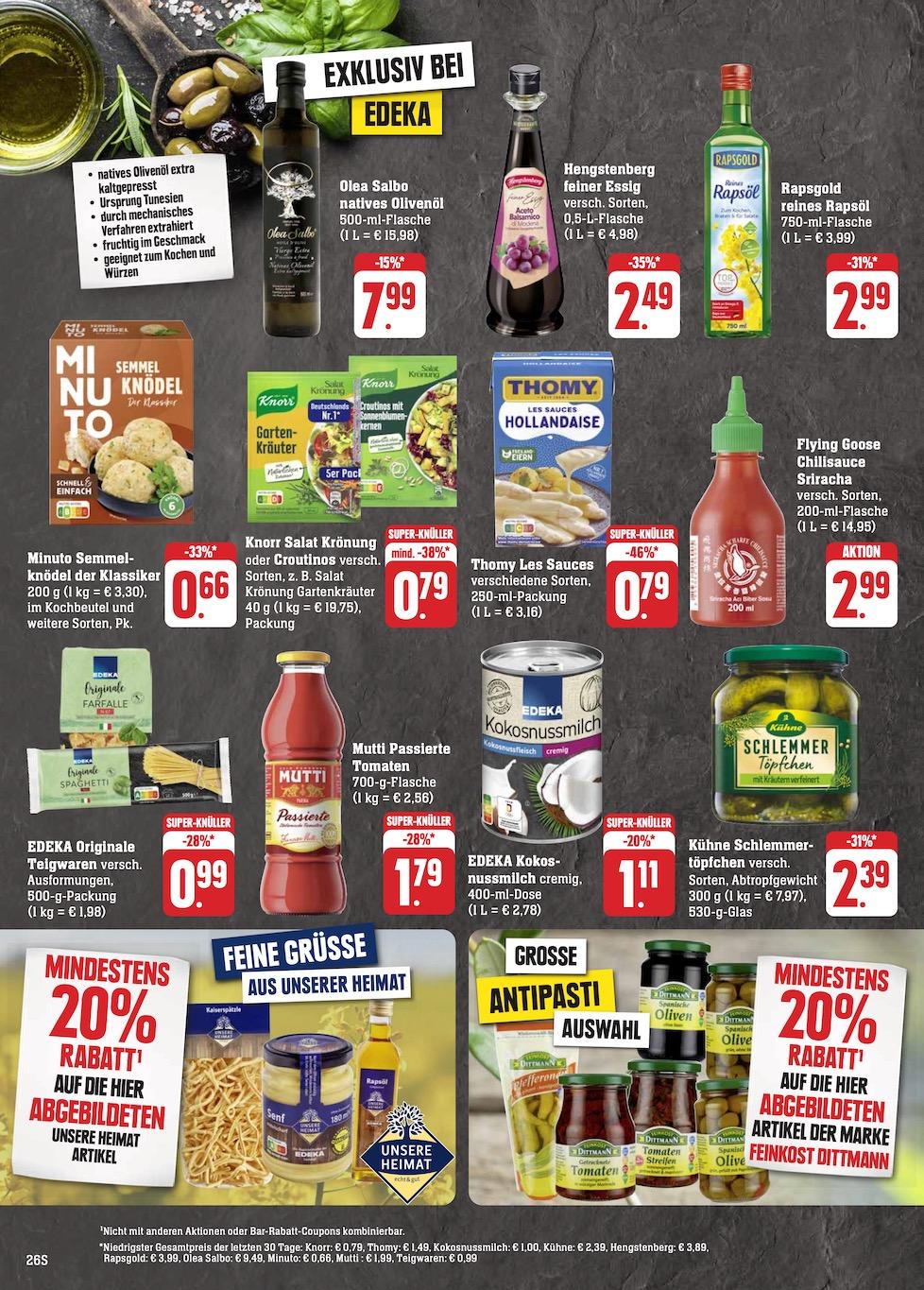 Edeka Prospekt ab Montag - Hessen Seite 26