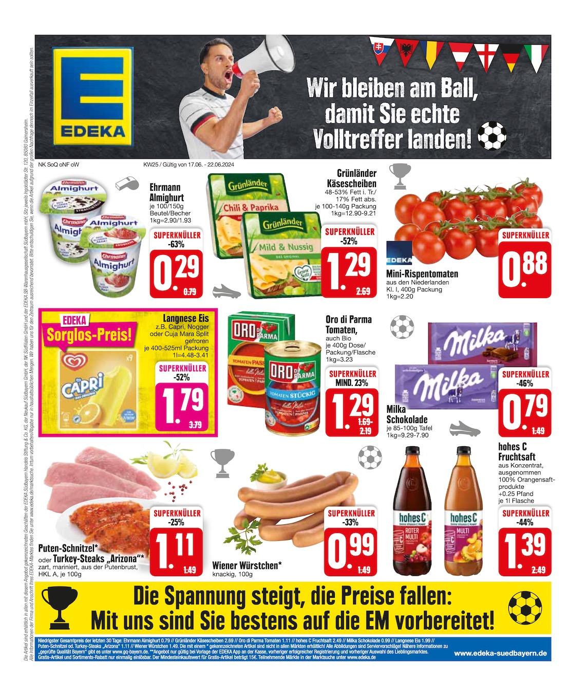 Edeka Prospekt ab Montag - Bayern Süd Seite 1