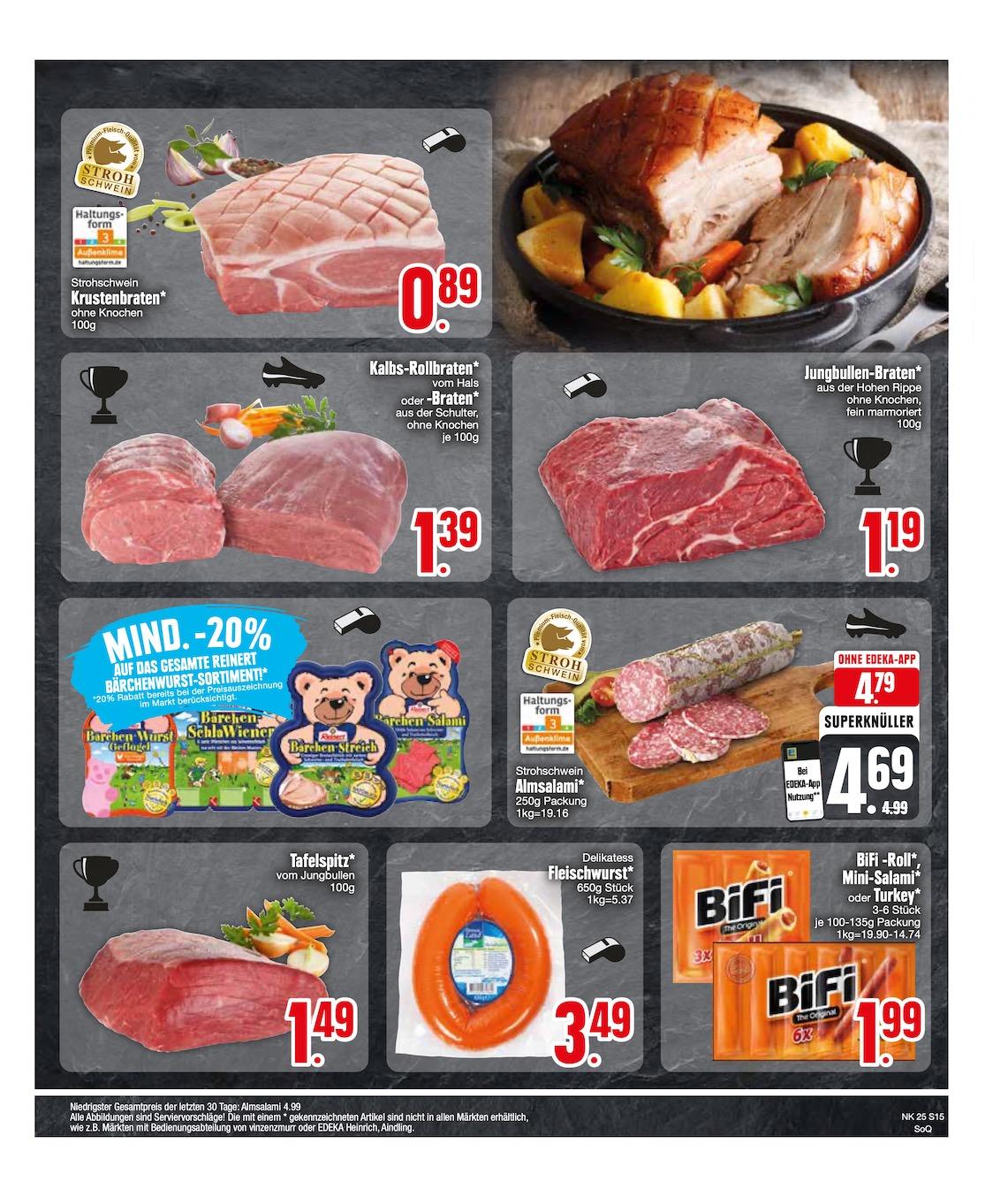 Edeka Prospekt ab Montag - Bayern Süd Seite 15