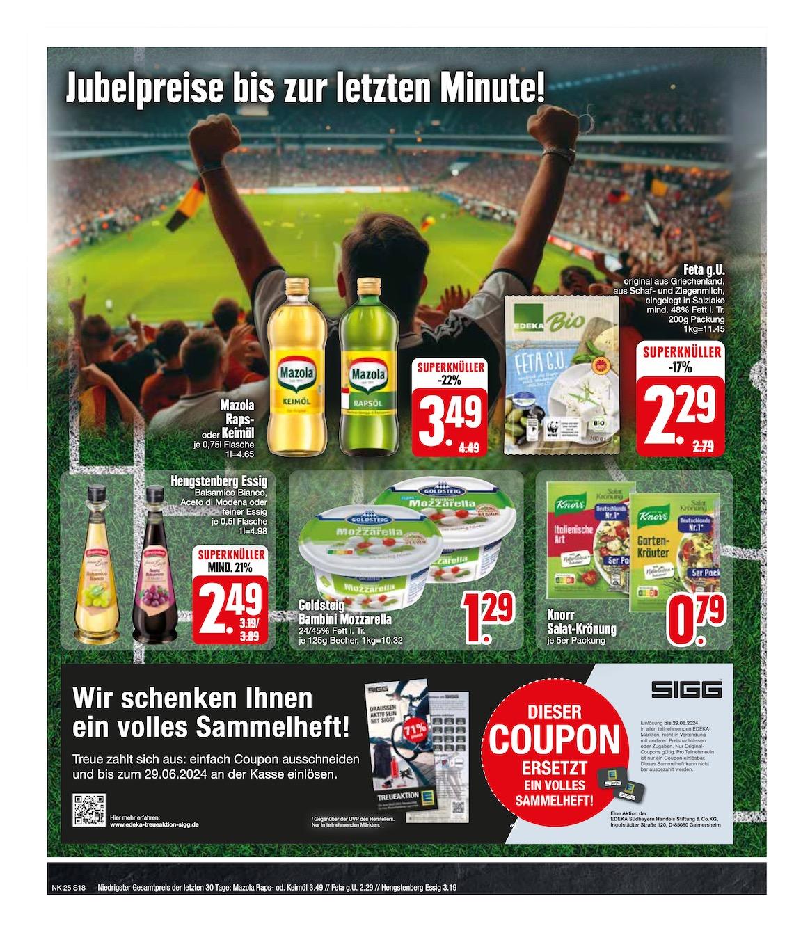 Edeka Prospekt ab Montag - Bayern Süd Seite 18