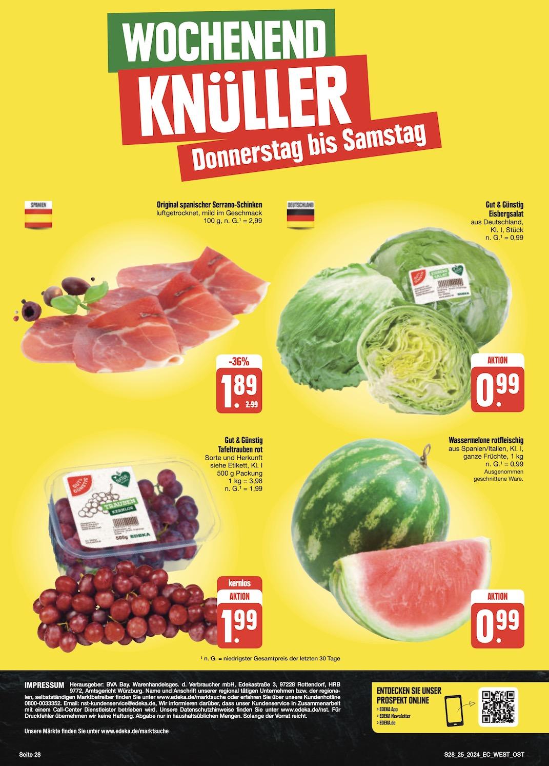 Edeka Prospekt ab Montag - Bayern Nord Seite 30