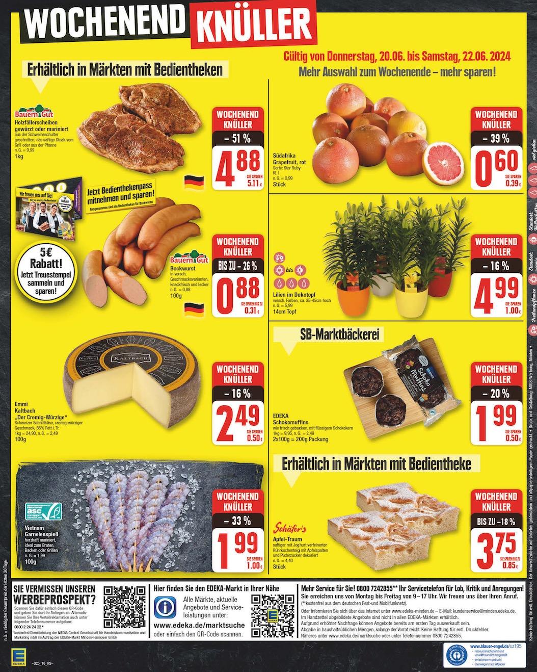 Edeka Prospekt ab Montag - Berlin Seite 16