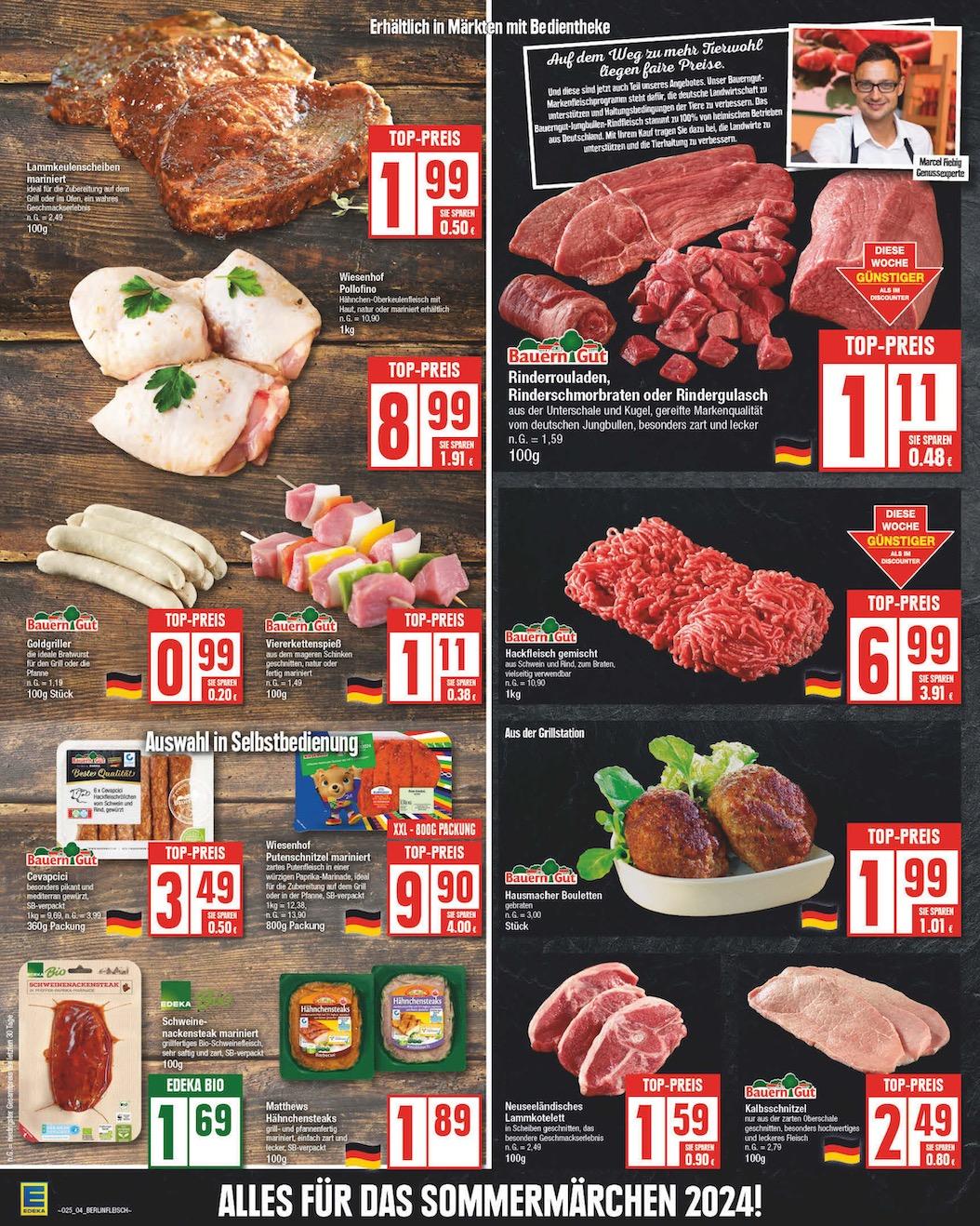 Edeka Prospekt ab Montag - Berlin Seite 4