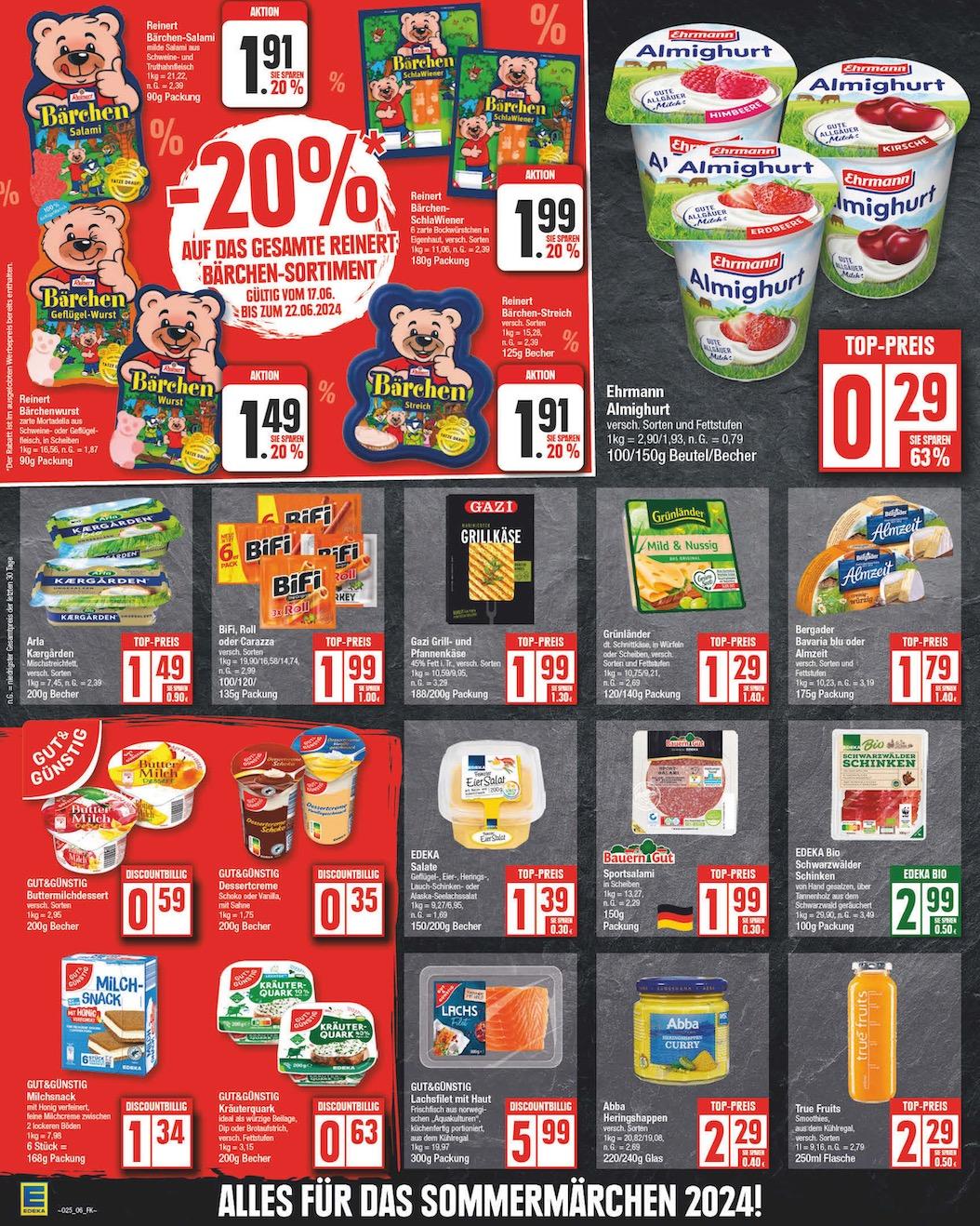Edeka Prospekt ab Montag - Berlin Seite 6