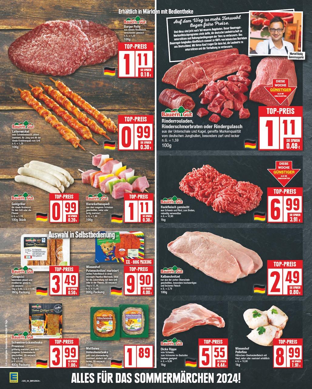 Edeka Prospekt ab Montag - Brandenburg Seite 4