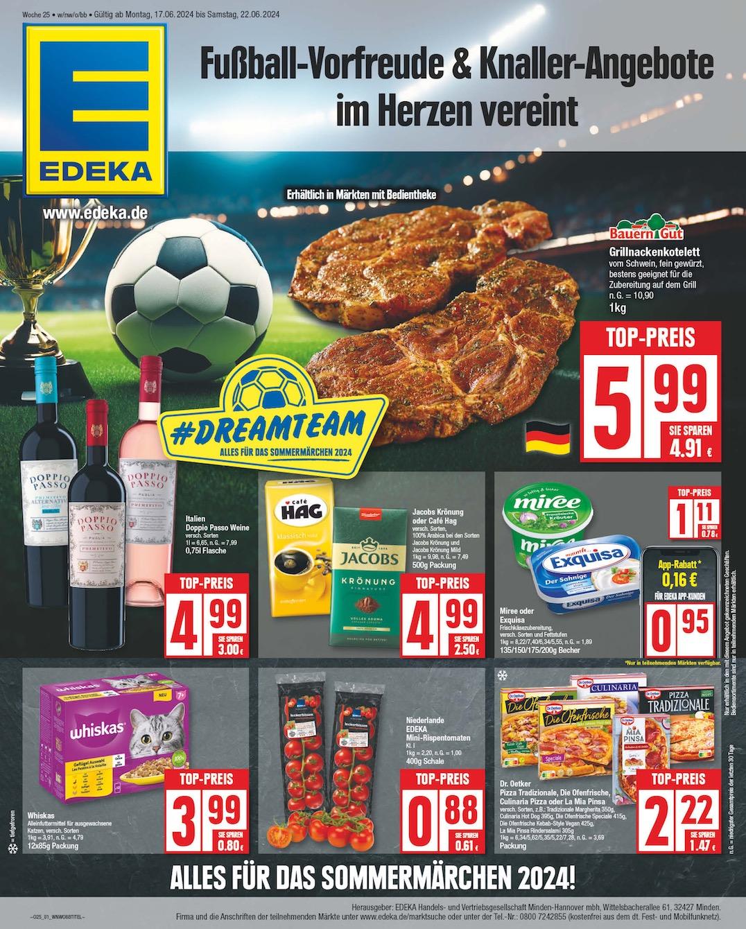 Edeka Prospekt ab Montag - Sachsen-Anhalt Seite 1