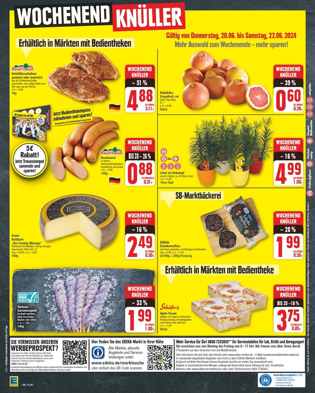 Edeka Prospekt ab Montag - Sachsen-Anhalt Seite 16