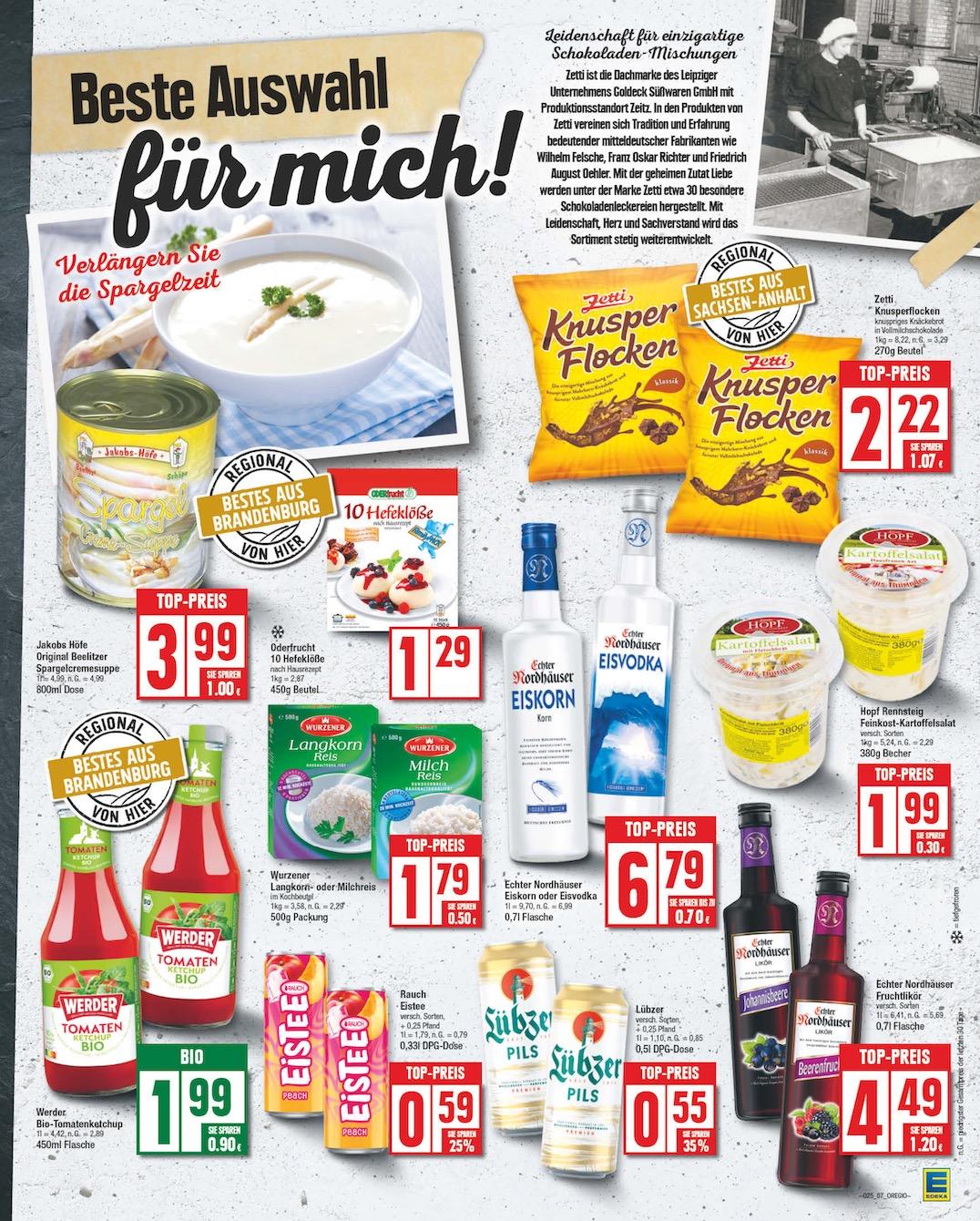 Edeka Prospekt ab Montag - Sachsen-Anhalt Seite 7