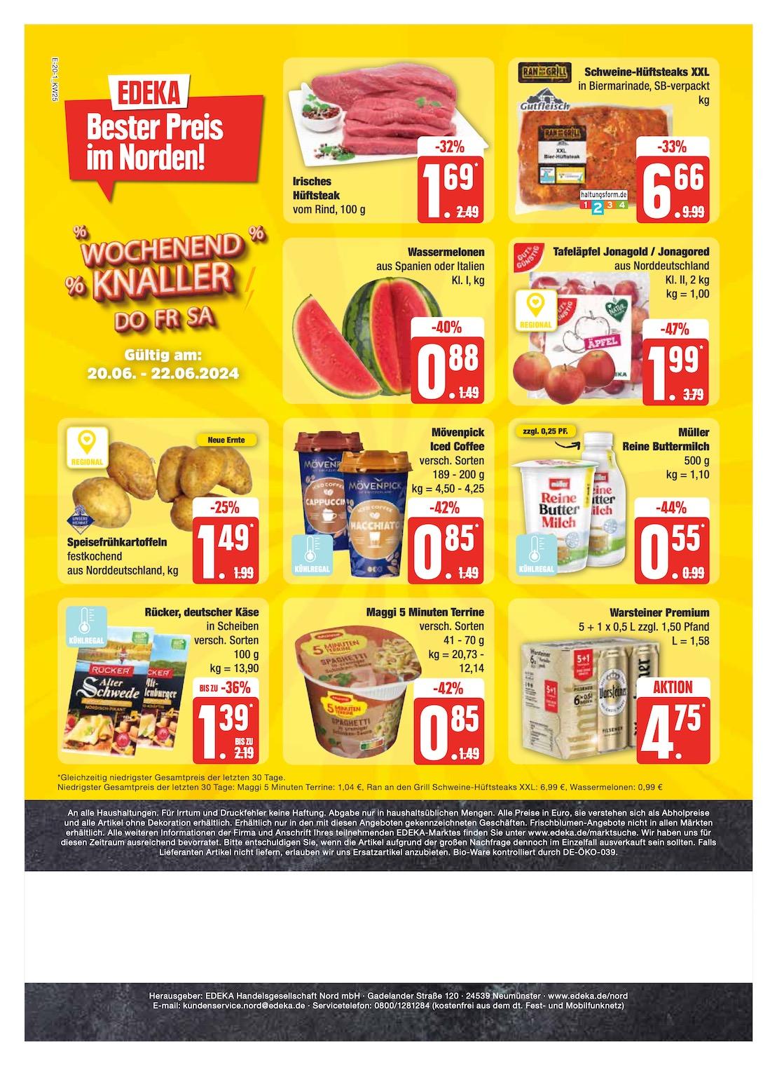 Edeka Prospekt ab Montag - Schleswig - Holstein Seite 20