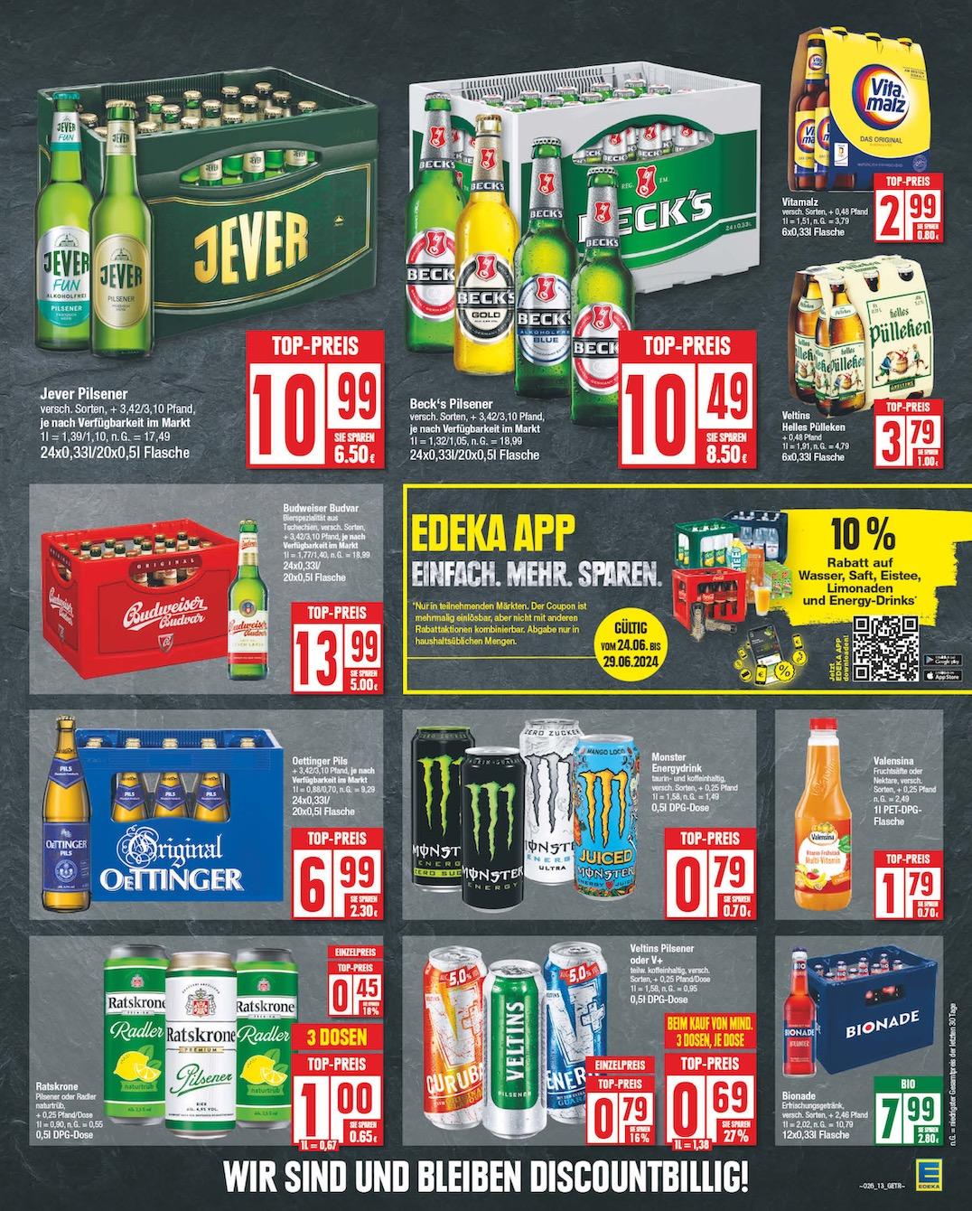 Edeka Prospekt ab Montag - Niedersachsen Seite 13