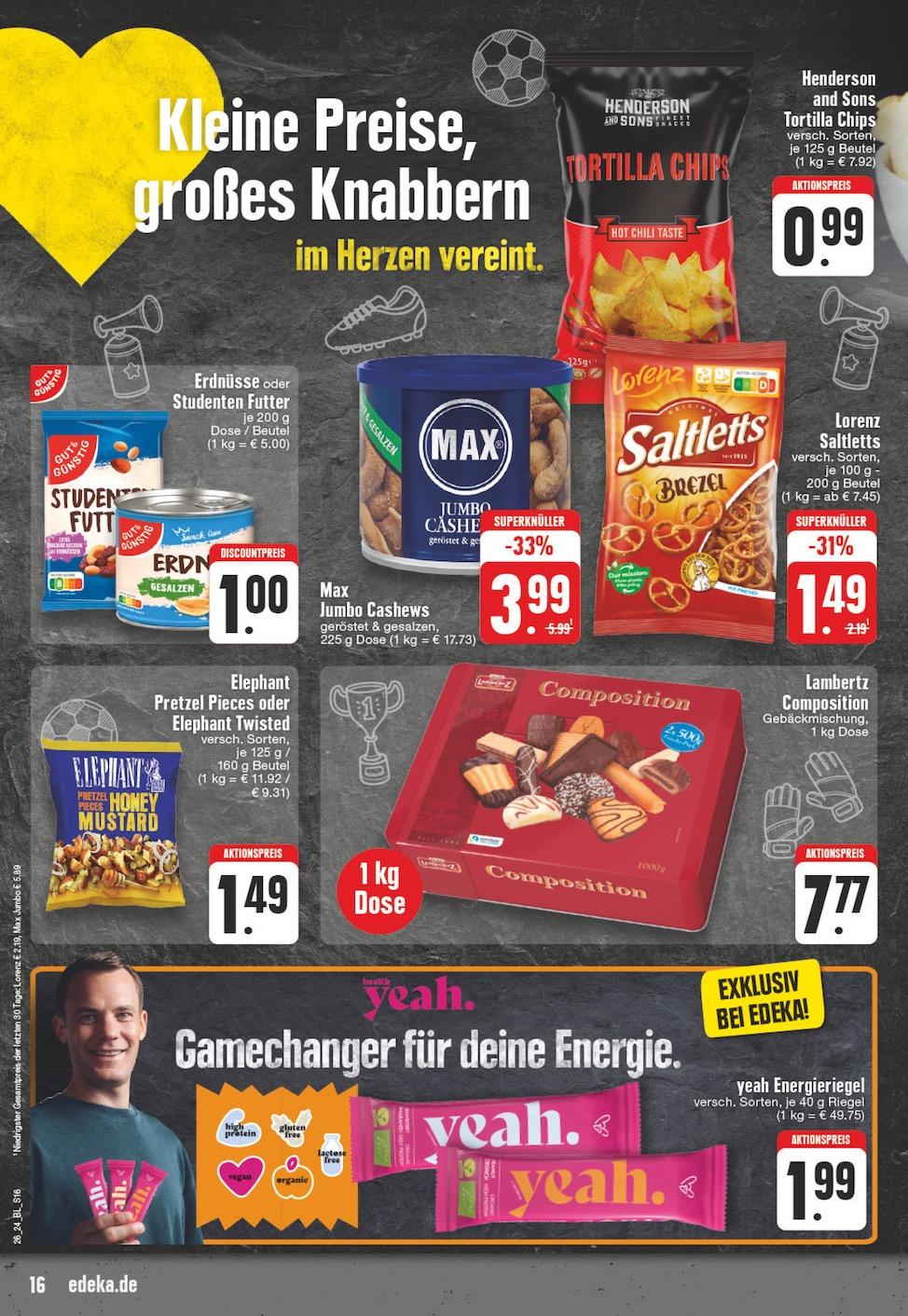Edeka Prospekt ab Montag - Nordrhein - Westfalen Seite 16