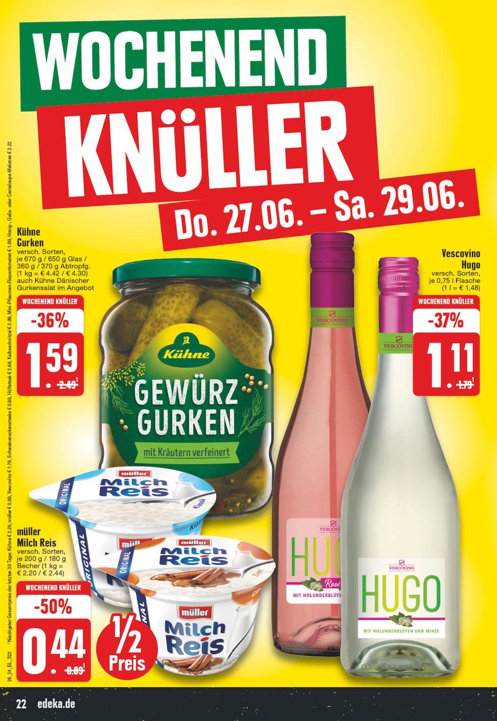 Edeka Prospekt ab Montag - Nordrhein - Westfalen Seite 22