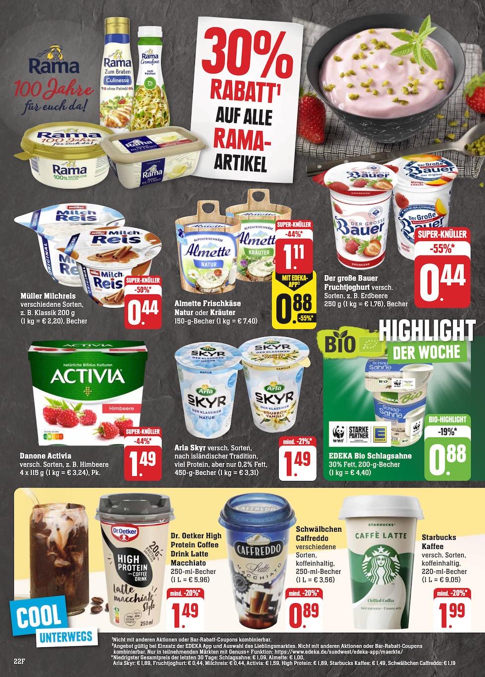 Edeka Prospekt ab Montag - Hessen Seite 22