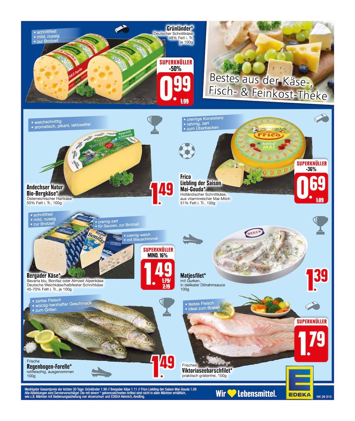 Edeka Prospekt ab Montag - Bayern Süd Seite 13